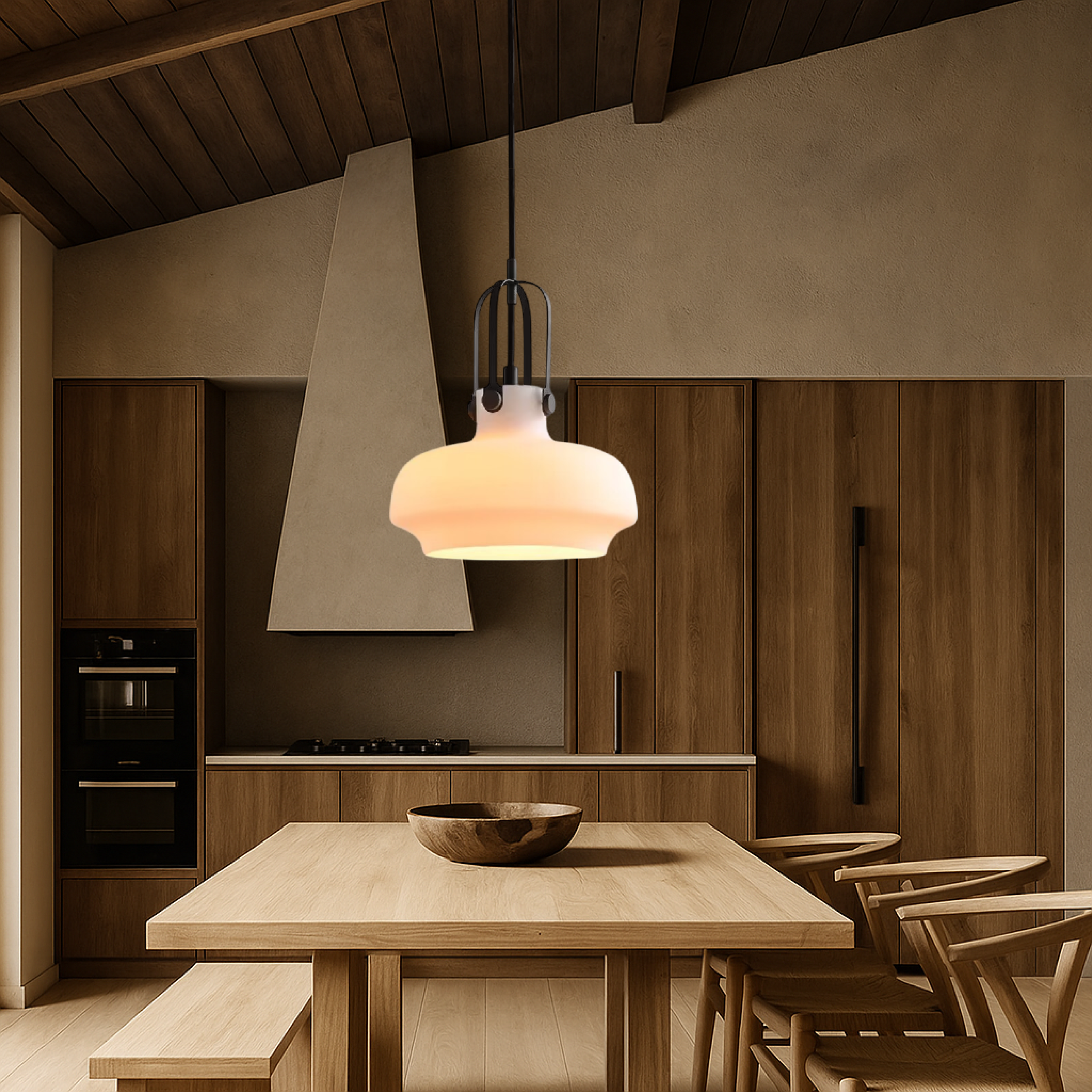 Nemsk | Valeon Industrial Loft Pendant Light With Metal Finish