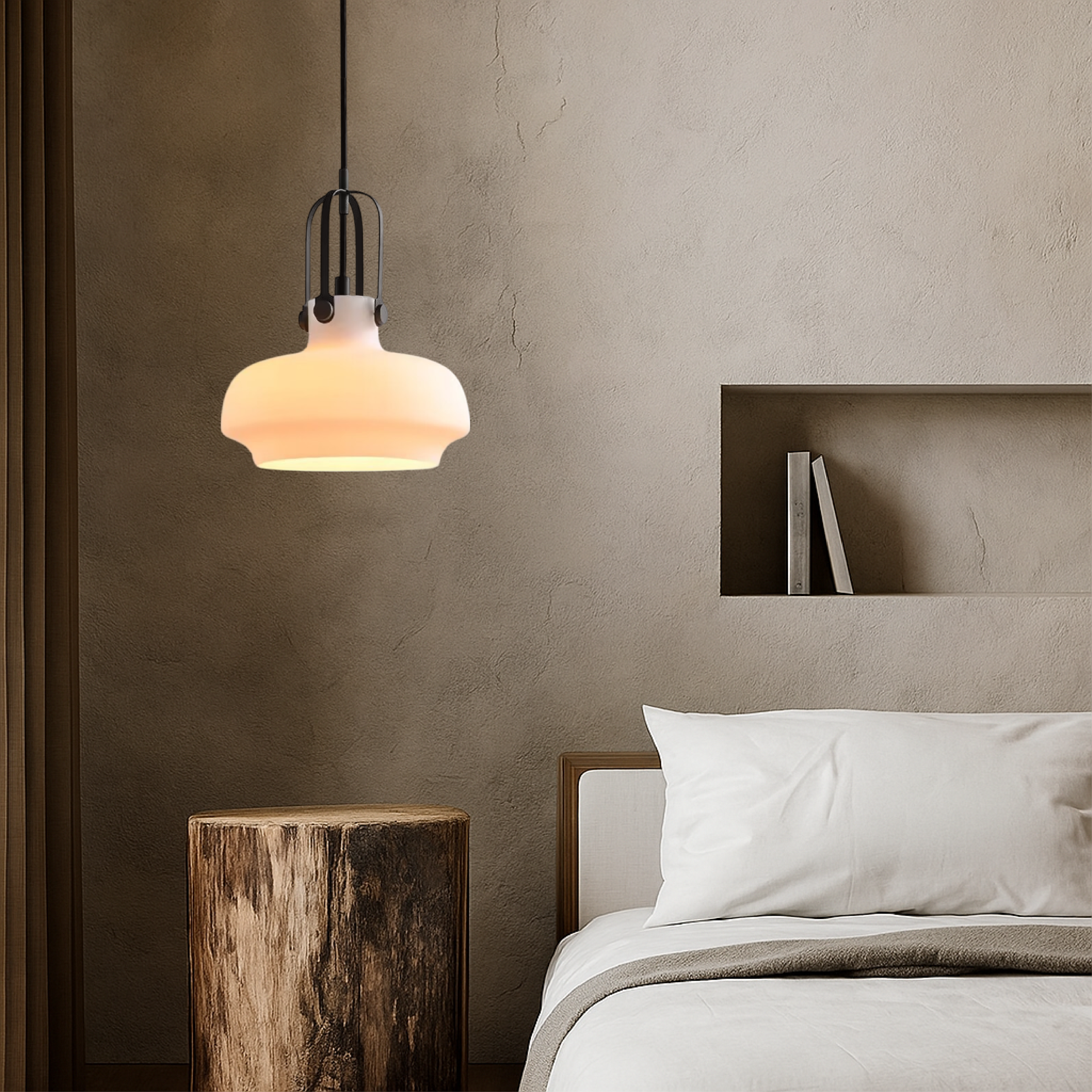 Nemsk | Valeon Industrial Loft Pendant Light With Metal Finish