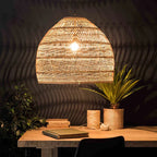 Nemsk | Aurelia Handwoven Natural Wicker Pendant Light for Dining
